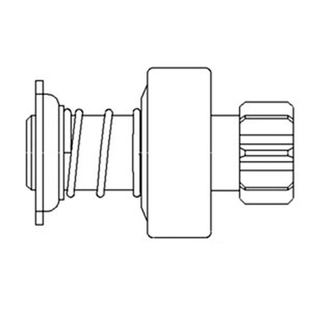 Aftermarket Starter Drive Fits Ford New Holland 4330 4340 4400 445 GAS 4500 4600 D2NN11350B